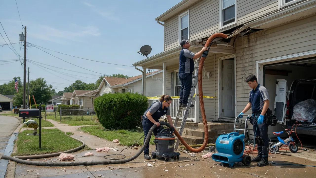 Water Damage Restoration in Farmington, IL near me